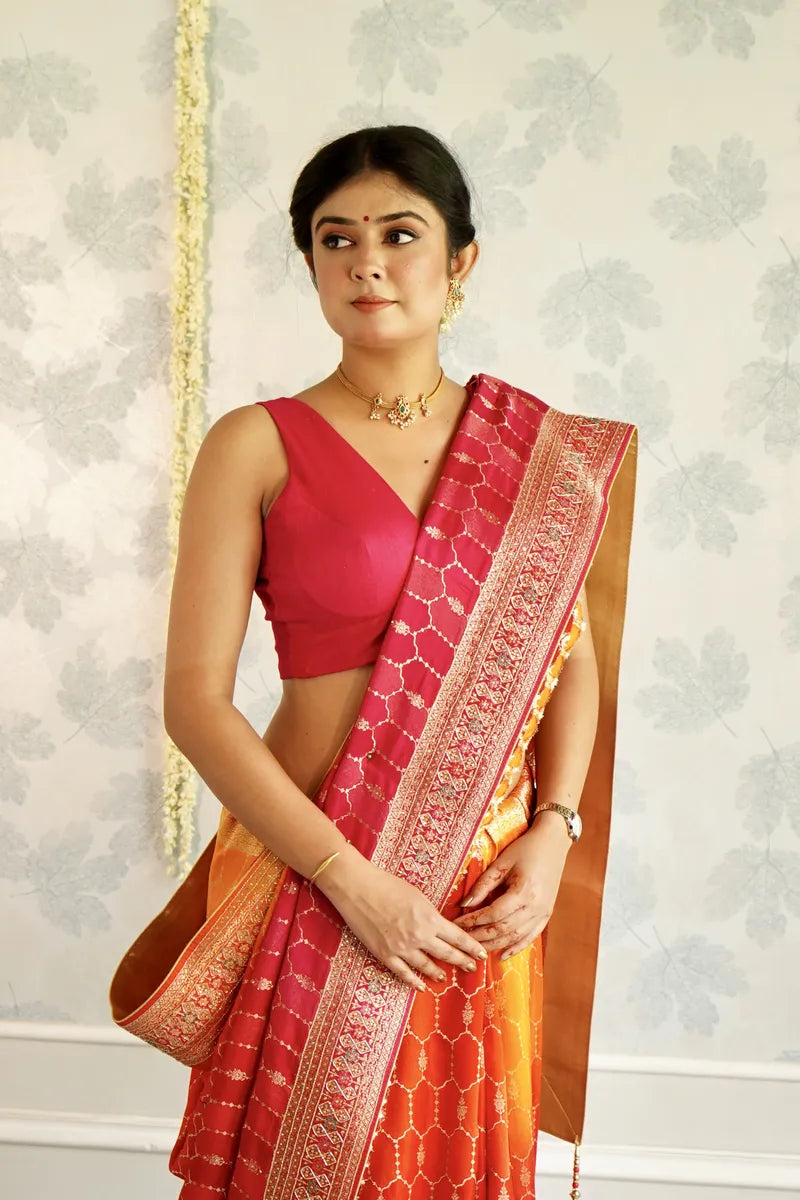 RANGKART COLOR DOLA SILK SAREE