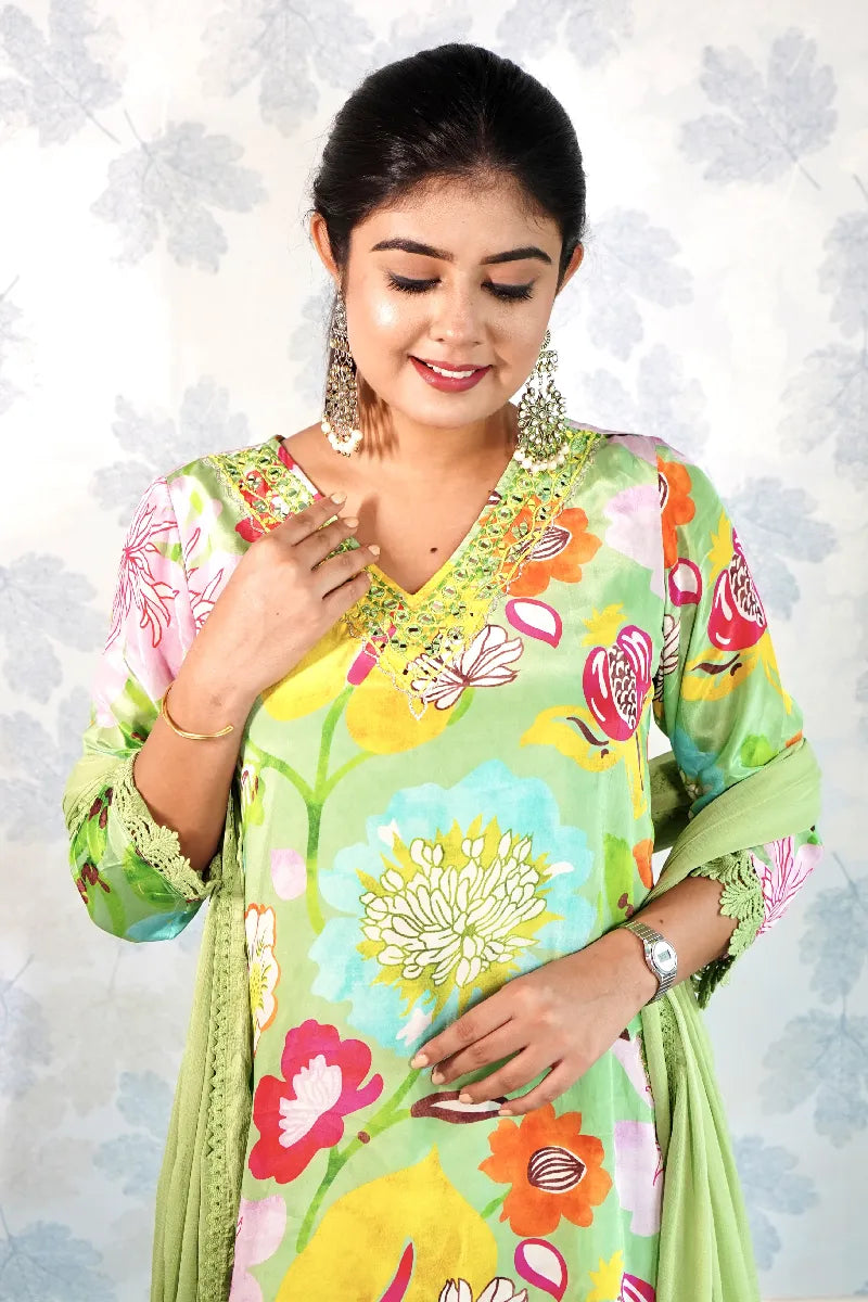 LEAF & PETALS - DREAMY DHOTI FUSSION LOOK