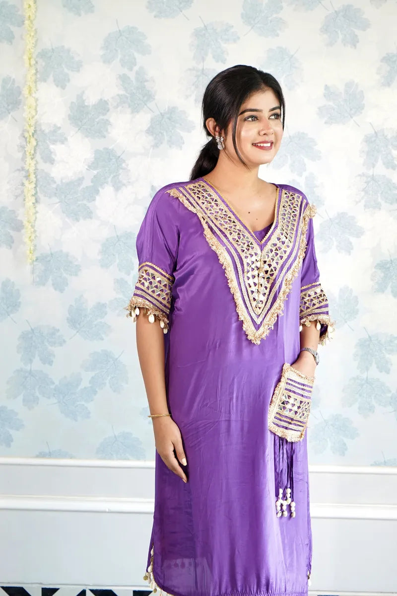 GLAM IN GOTA: THE PURPLE EDITION CO.ORD SET