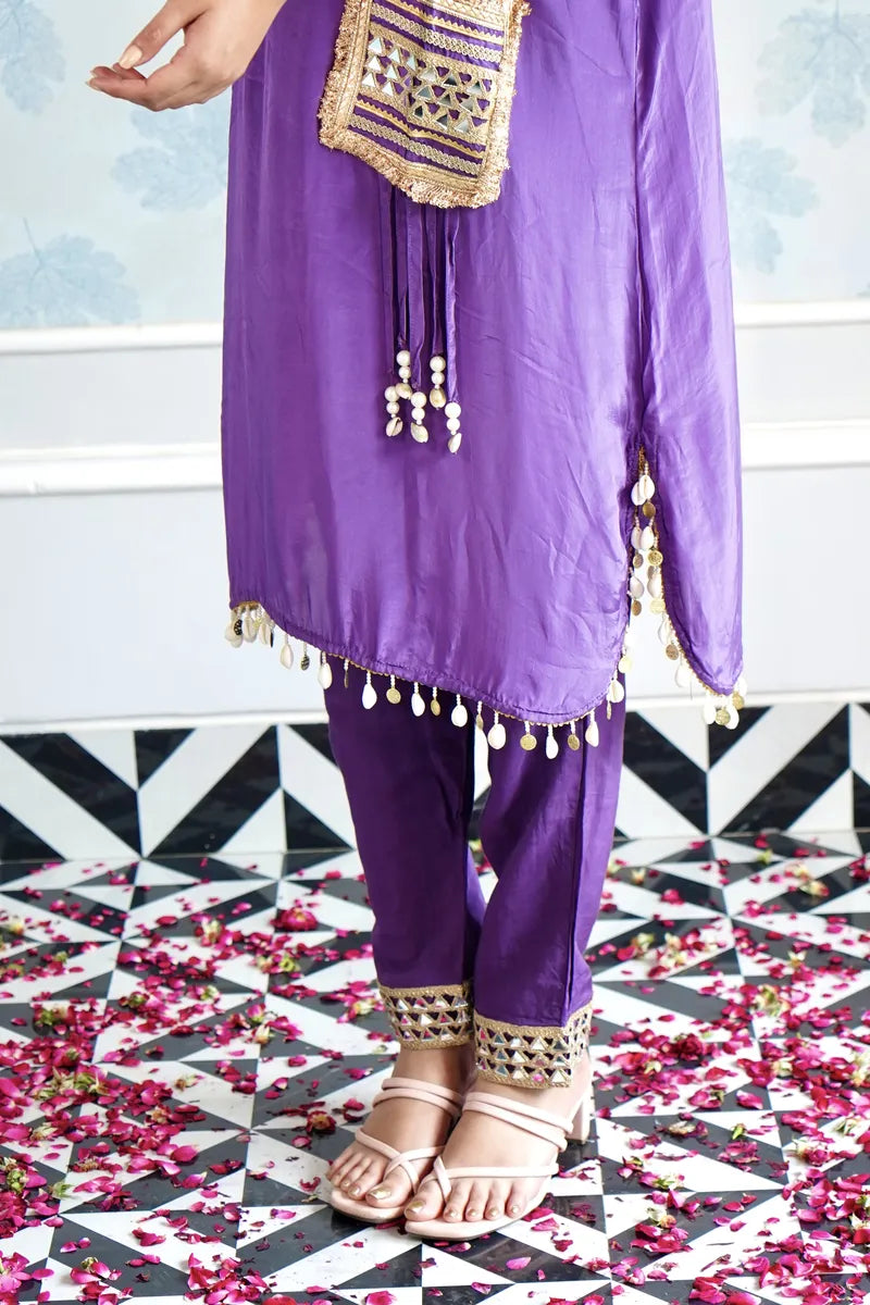 GLAM IN GOTA: THE PURPLE EDITION CO.ORD SET