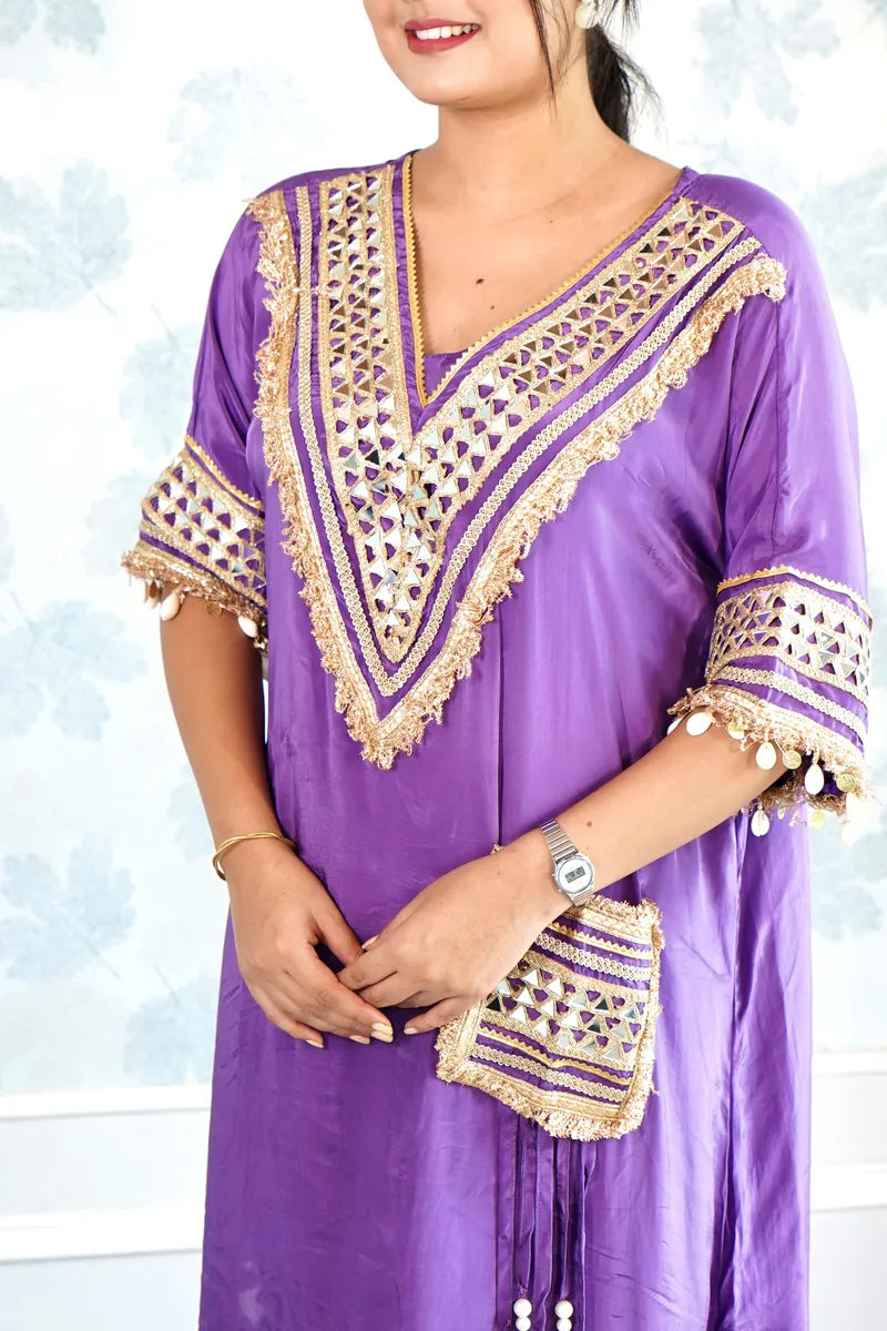 GLAM IN GOTA: THE PURPLE EDITION CO.ORD SET