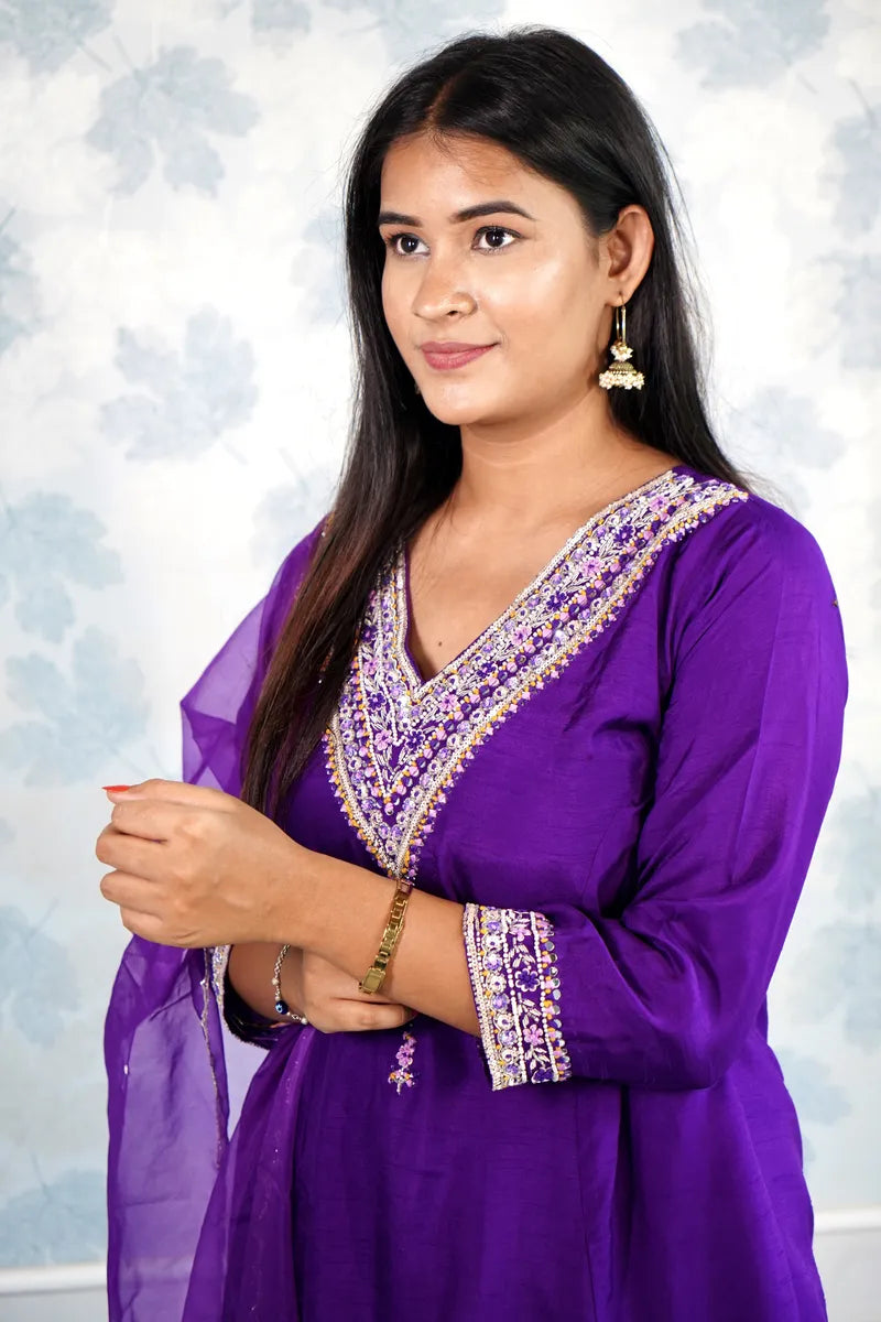 "PURPLE GLOW – EMBROIDERED BEAUTY FOR EVERY OCCASION"
