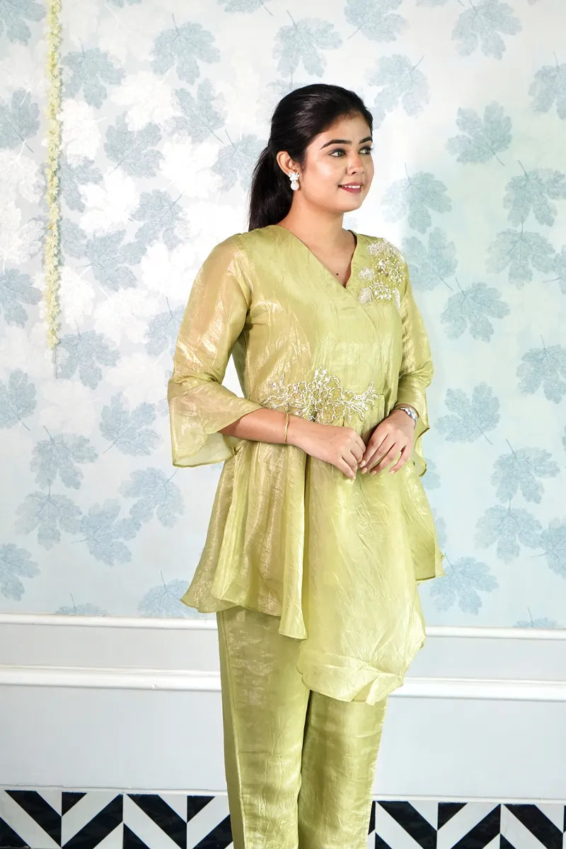 GRACE IN GREEN: A SERENE FESTIVE ENSEMBLE