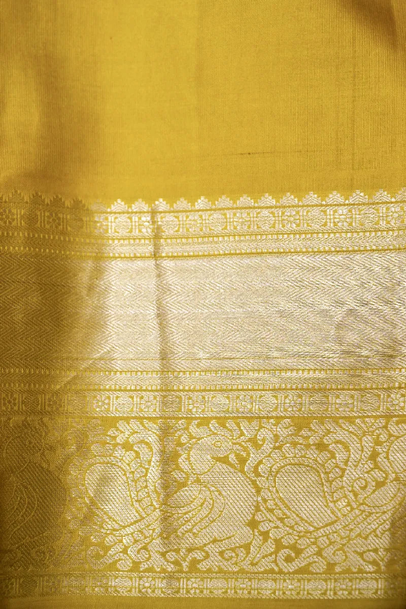 PURE HANDLOOM RED COLOR KANCHIPURAM SILK SAREE