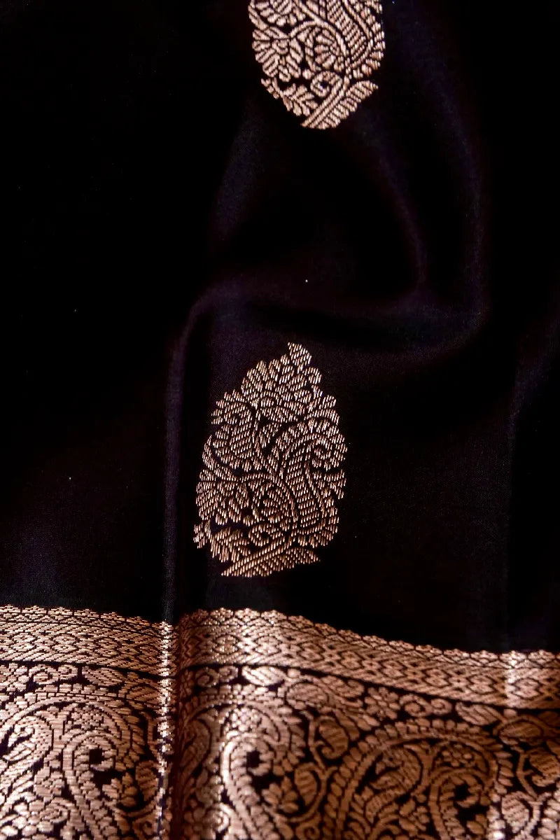 PURE HANDLOOM COFFEE COLOR COLOR KANCHIPURAM SILK SAREE