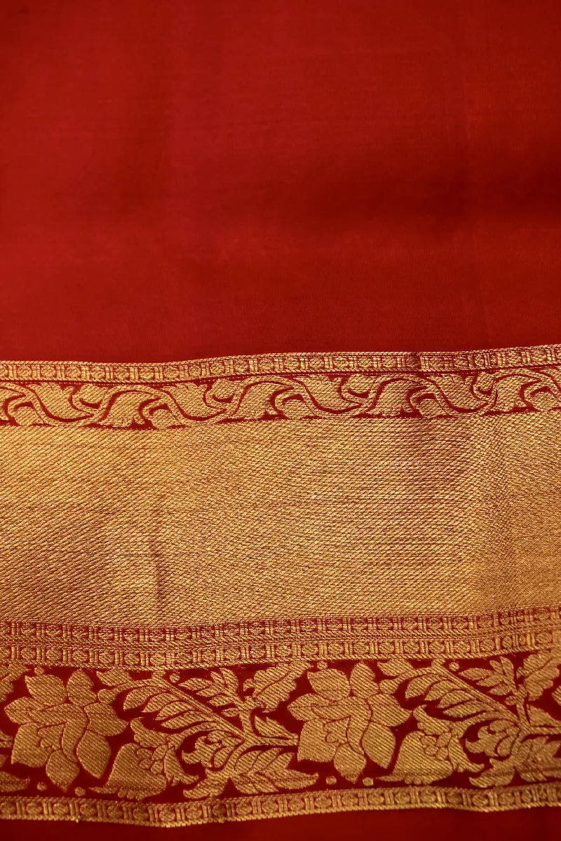 PURE HANDLOOM BOTTLE GREEN COLOR KANCHIPURAM SILK SAREE
