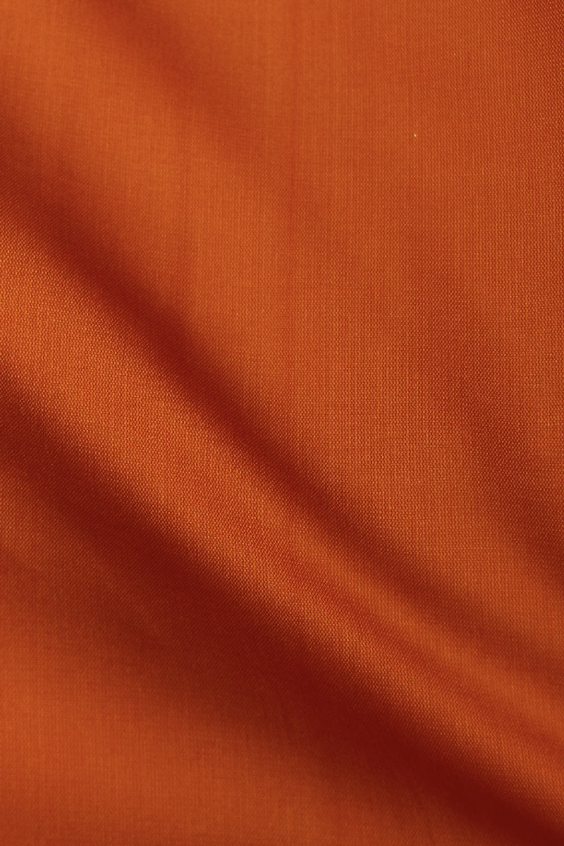 BANARASI TAFFETA SILK VAGE WITH RUST COLOR BORDER UNSTICHED SUIT