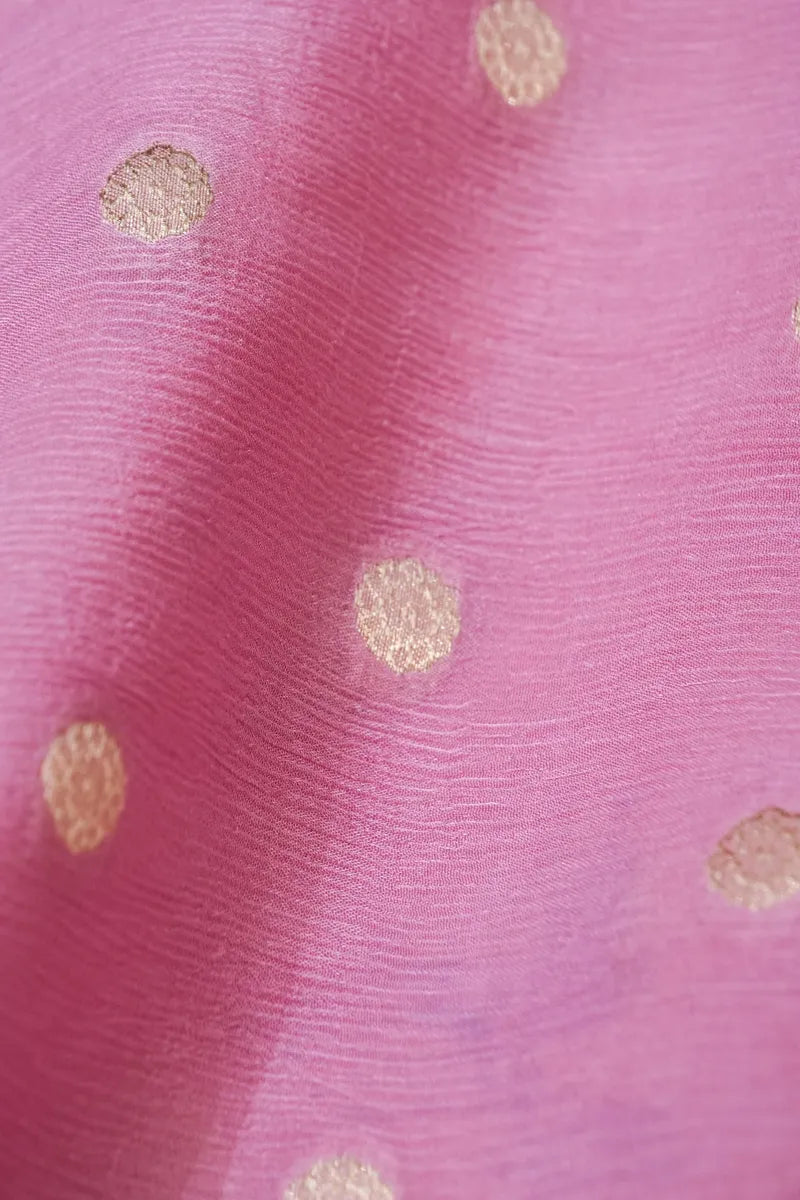 BANARASI DOLLA SILK PASTEL MAROON COLOR UNSTITCHED SUIT