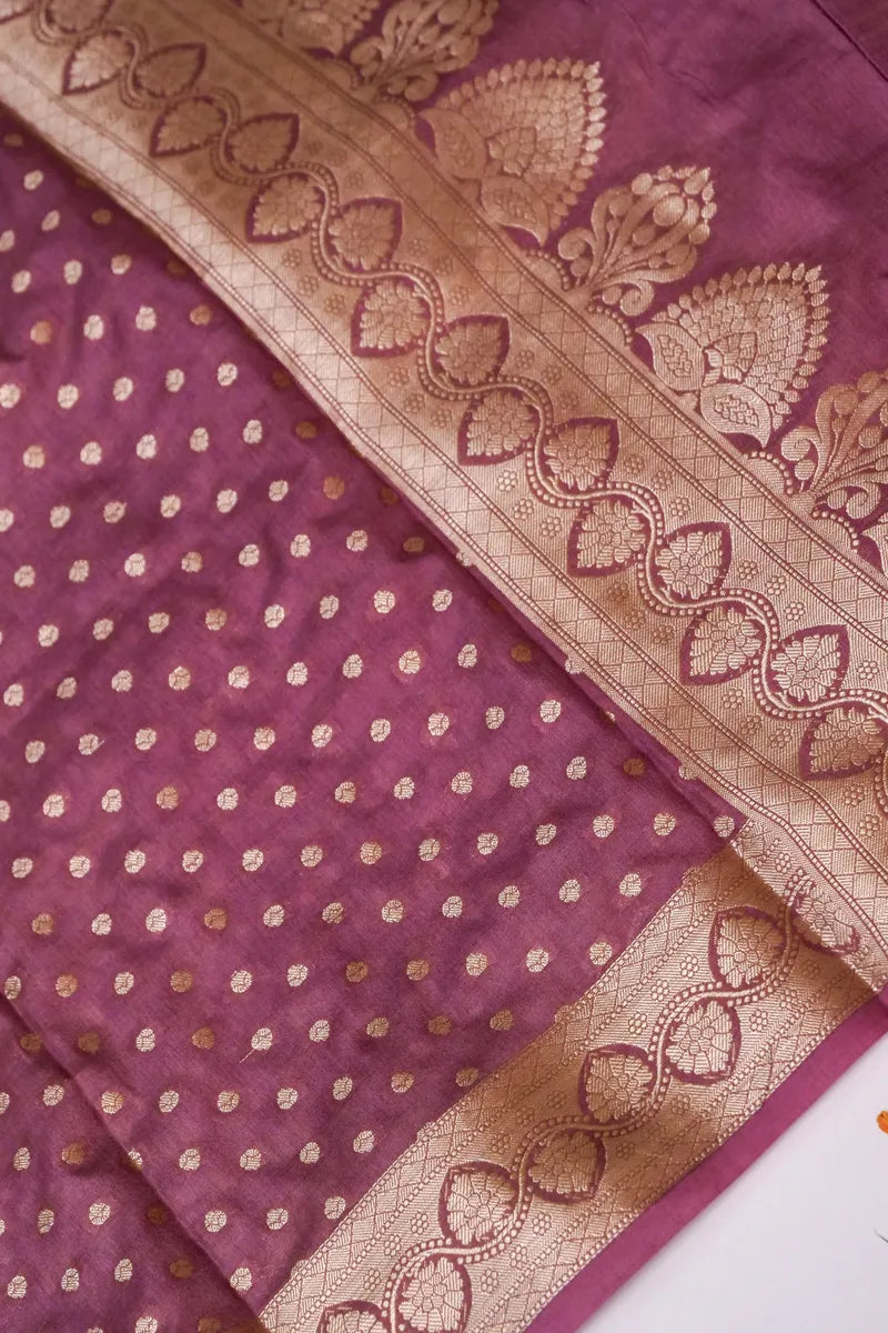 BANARASI SILK ONION COLOR UNSTITCHED SUIT