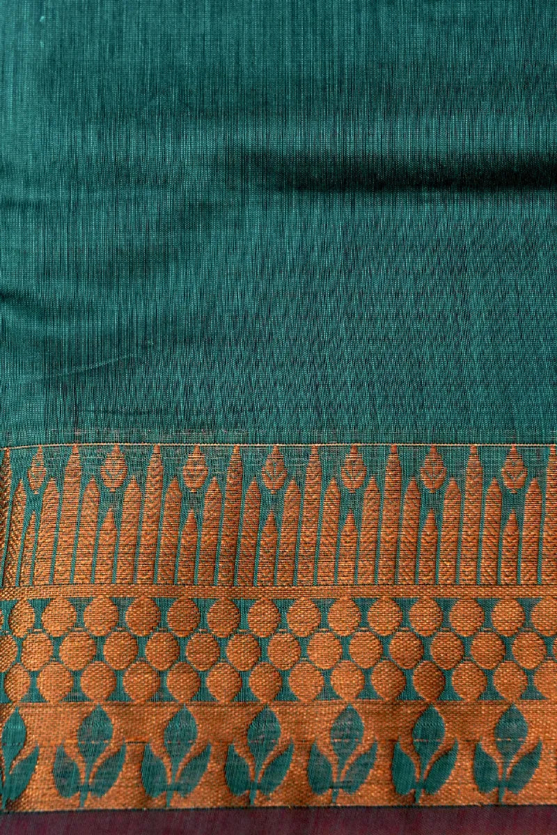 BANARASI WINE COLOR SIKO COTTON SAREE