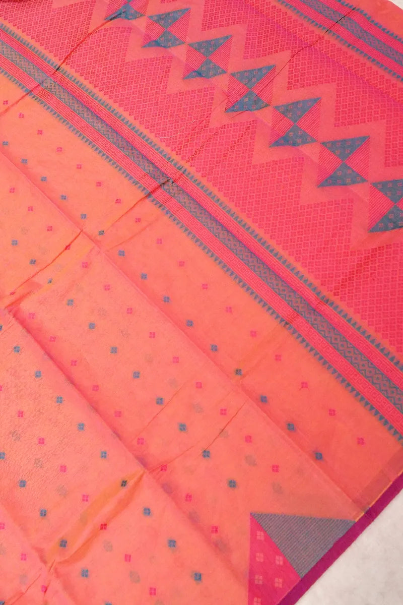 BANARASI GAJARI COLOR PURE COTTON