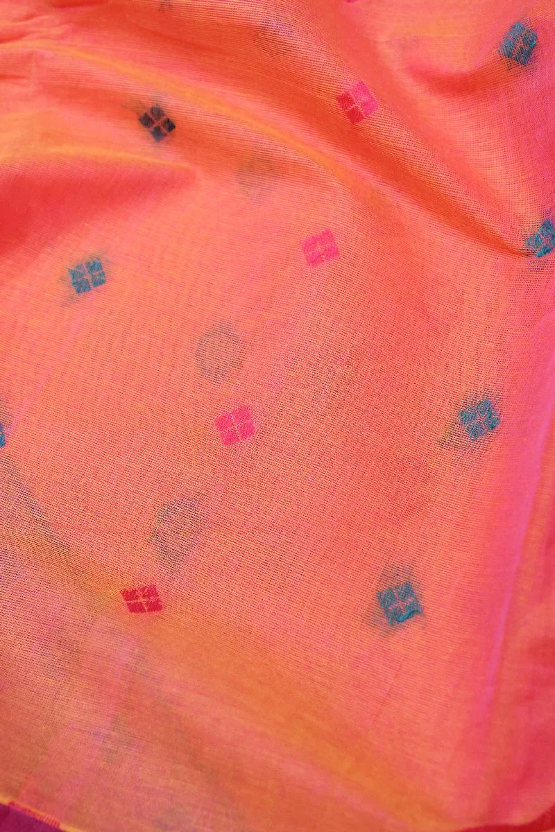 BANARASI GAJARI COLOR PURE COTTON