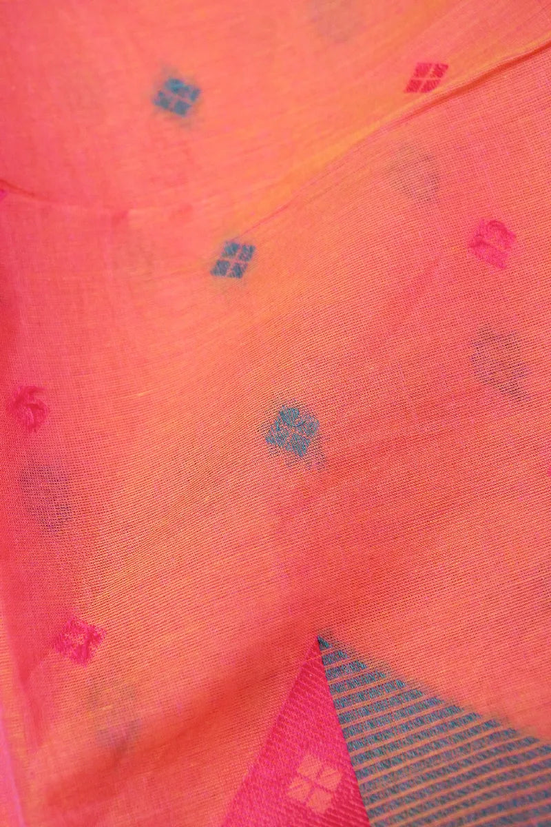 BANARASI GAJARI COLOR PURE COTTON