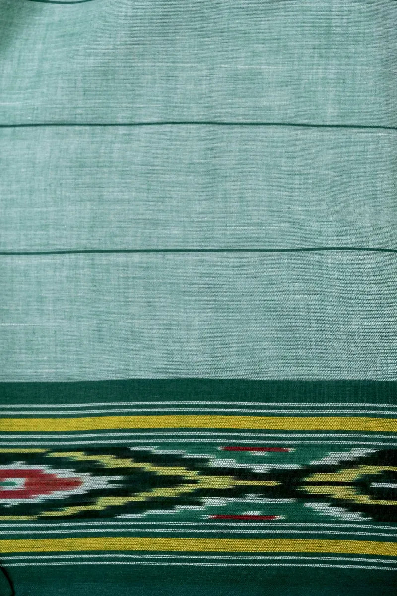 BANARASI SMOKE GREY COLOR HANDLOOM COTTON