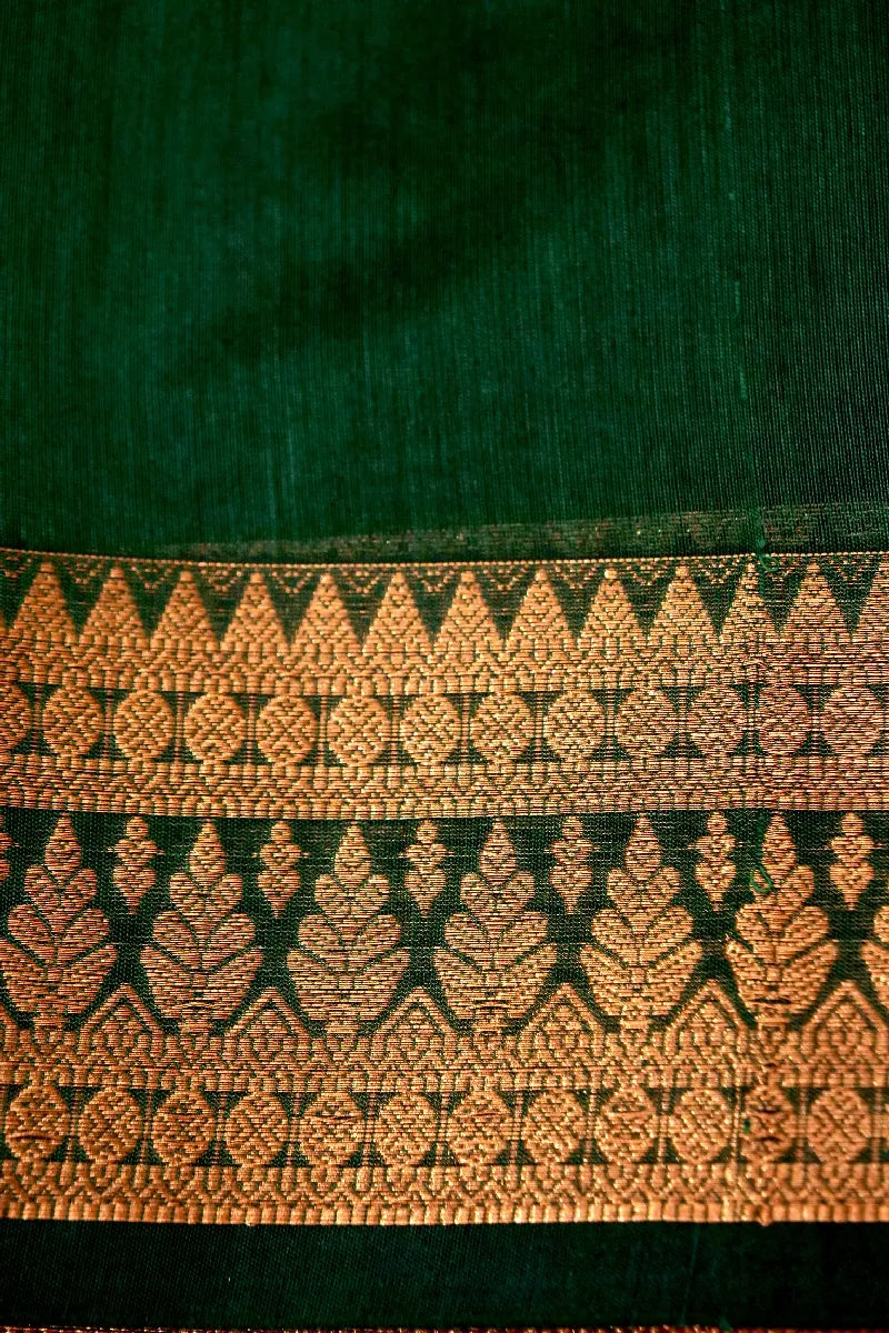BANARASI MAROON COLOR SIKO COTTON SAREE
