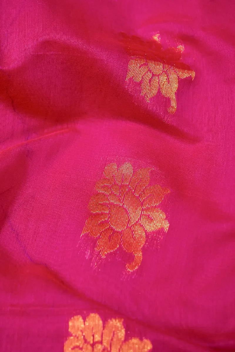 BANARASI PURPLE COLOR SIKO COTTON