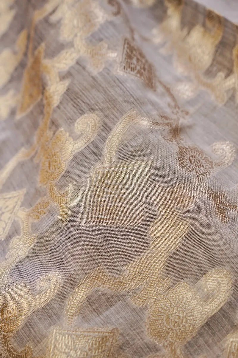 COTTON SILK BLACK WITH GREY COLOR UNSTITCHED SUIT MATERIAL