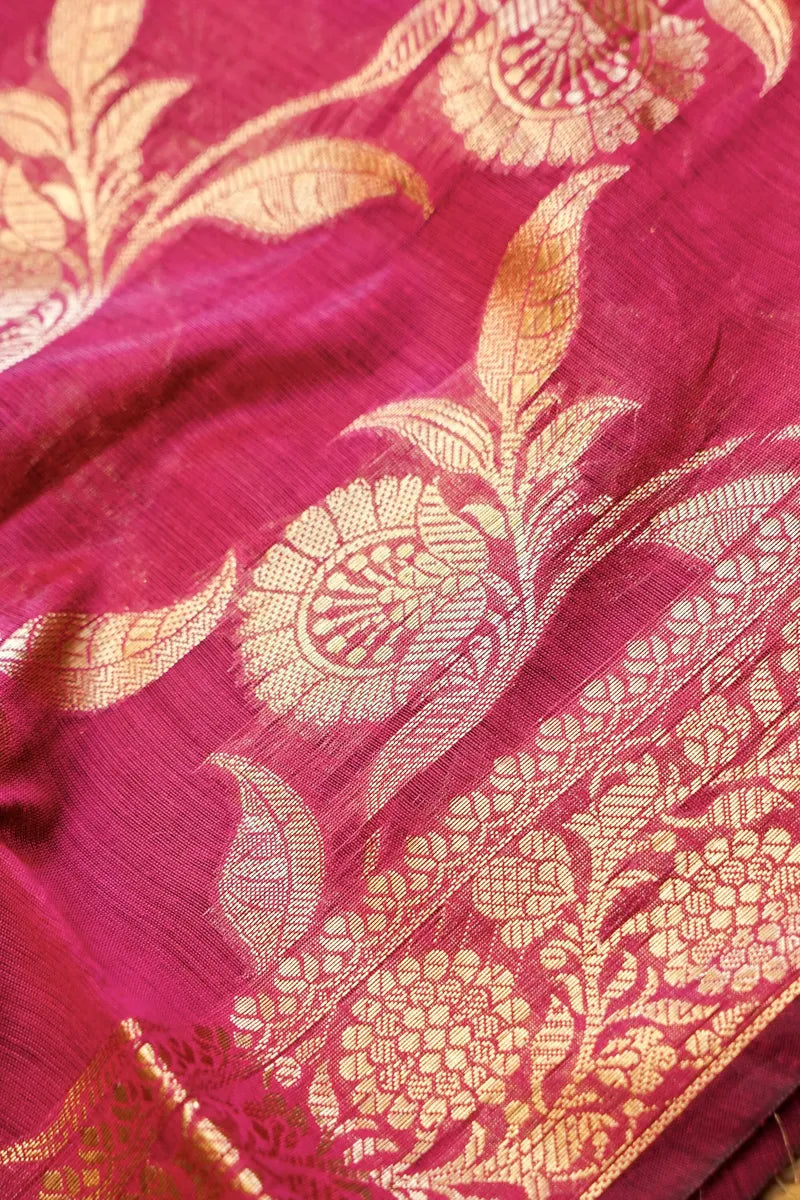 RAW SILK PINK COLOR UNSTITCHED SUIT MATERIAL