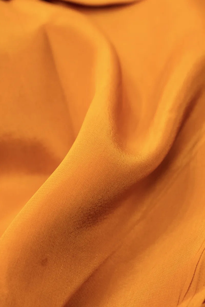 KATAN SILK YELLOW COLOR UNSTITCHED SUIT MATERIAL