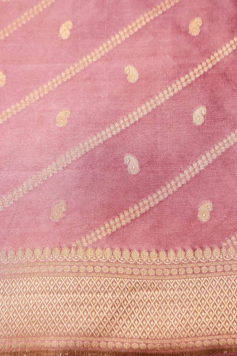 TISSUE SILK BABY PINK COLOR UNSTITCHED SUIT MATERIAL
