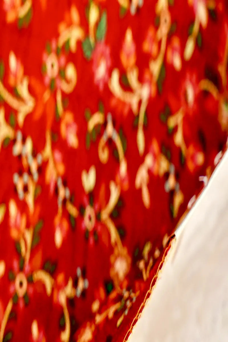 PURE SILK CREAM COLOR PARTY WEAR LEHENGA
