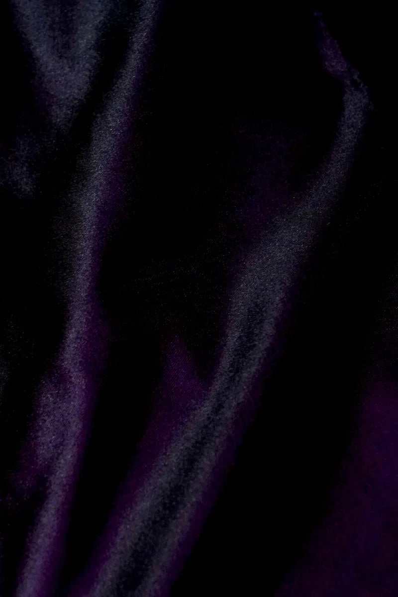 BANARASI SATIN DARK WINE COLOR SILK SAREE