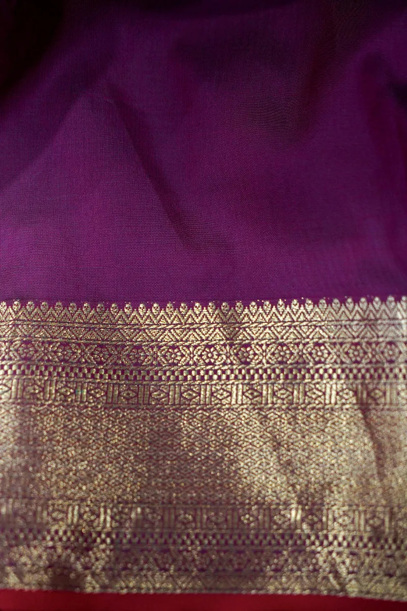 RAMA GREEN COLOR BANARASI SILK SAREE