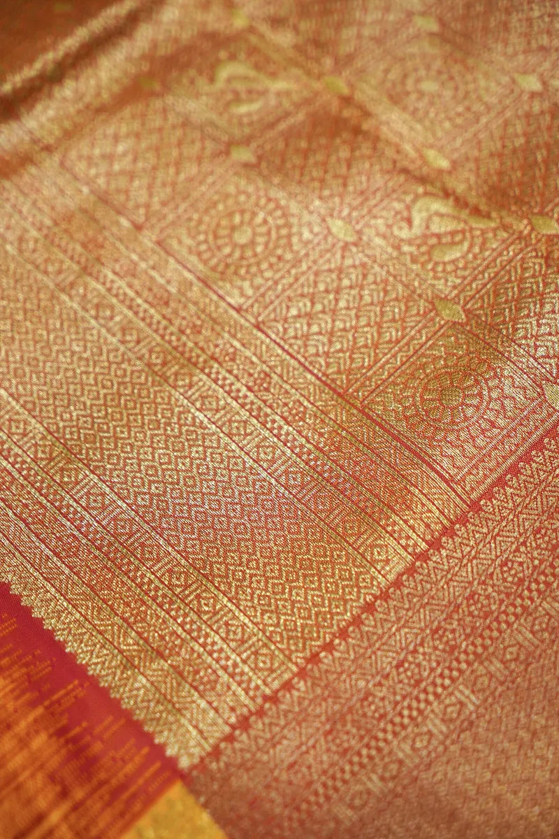 YELLOW COLOR BANARASI SILK SAREE