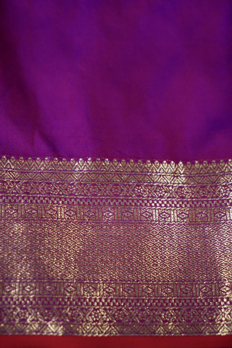 TEAL BLUE COLOR BANARASI SILK SAREE
