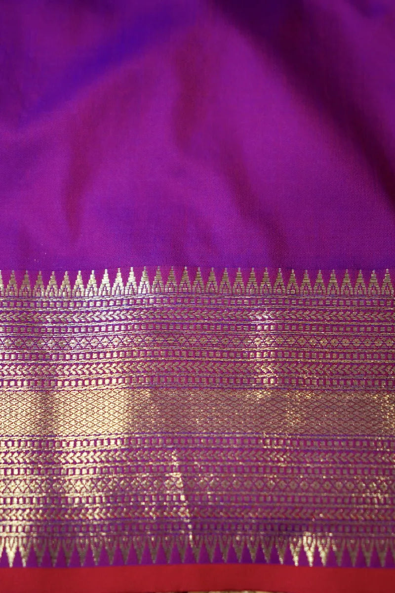 TEAL BLUE COLOR BANARASI SILK SAREE