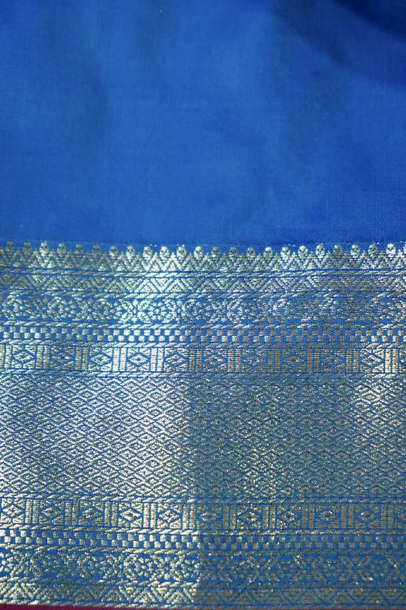 PURPLE COLOR BANARASI SILK SAREE