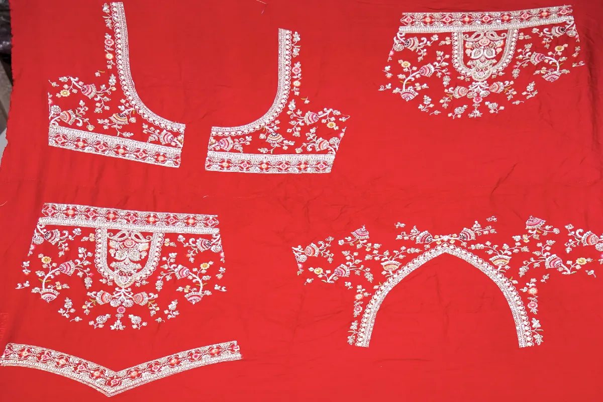ROYAL RED BRIDAL LEHENGA WITH HEAVY ZARI WORK