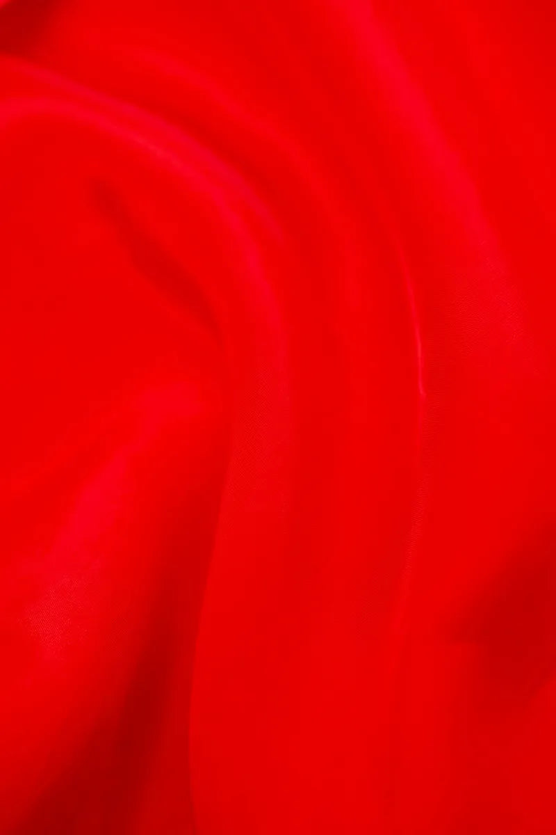 CHINIYA SILK RED COLOR UNSTITCHED SUIT MATERIAL