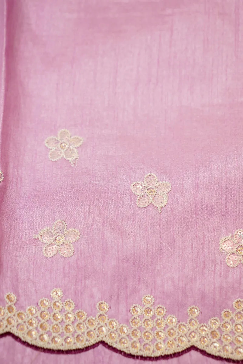 WINE COLOR TISSUE SILK SAREE