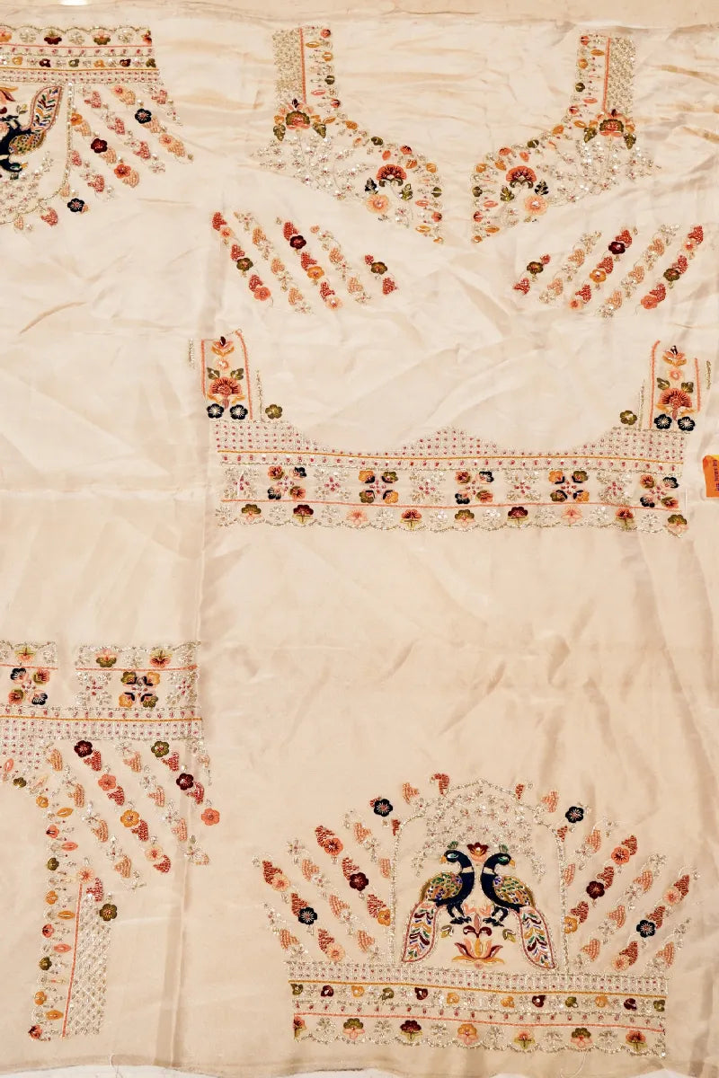 ROYAL RADIANCE GOLDEN COLOR FULL HAND ZARDOSI WORK BRIDAL LEHENGA
