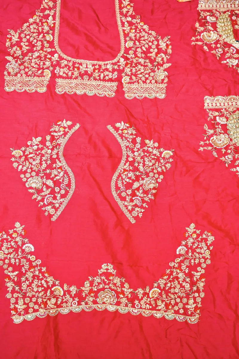 RANI COLOR FULL HAND ZARDOSI WORK BRIDAL LEHENGA