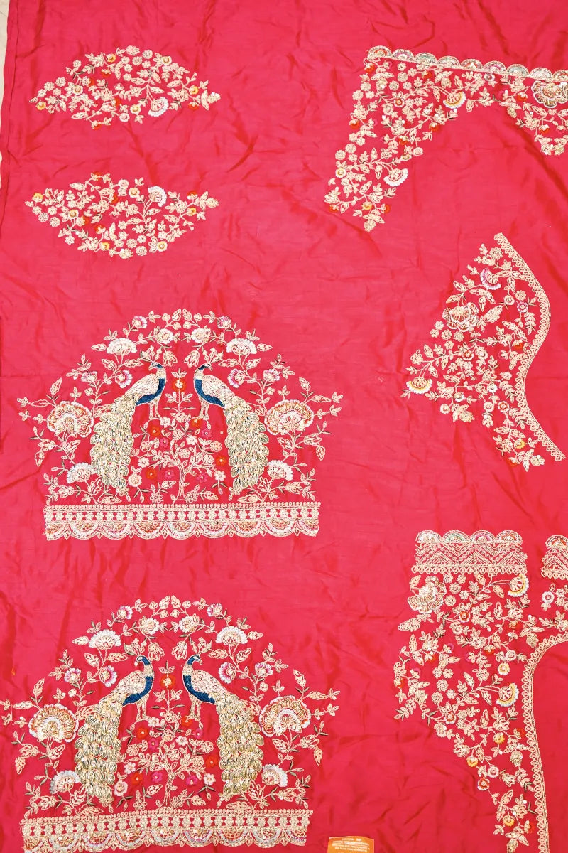 RANI COLOR FULL HAND ZARDOSI WORK BRIDAL LEHENGA