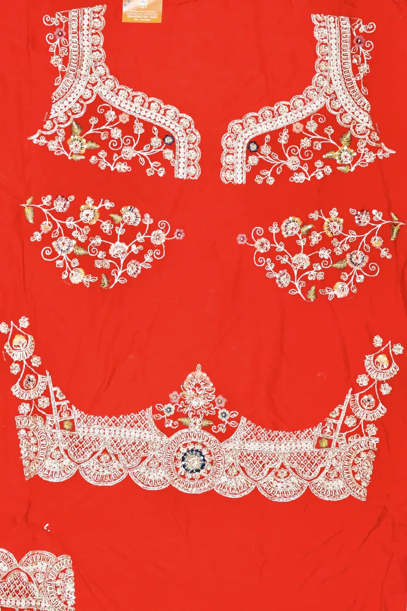 RED COLOR FULL HAND ZARDOSI WORK BRIDAL LEHENGA