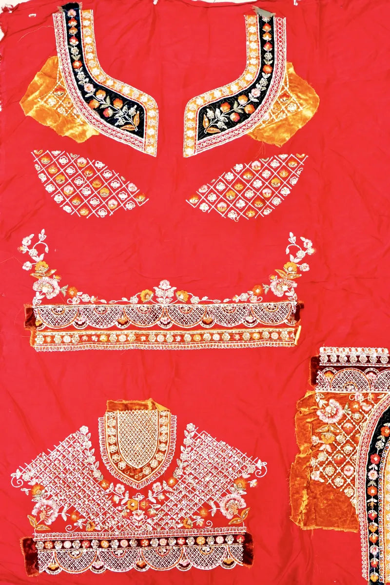 RANI COLOR FULL HAND ZARDOSI WORK BRIDAL LEHENGA