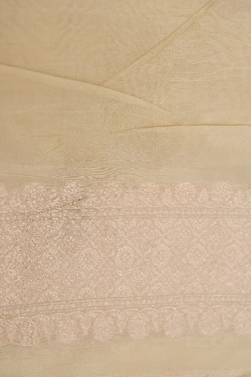 BANARASI SINGLE KATAN RICH ZARI PEACH COLOR SAREE