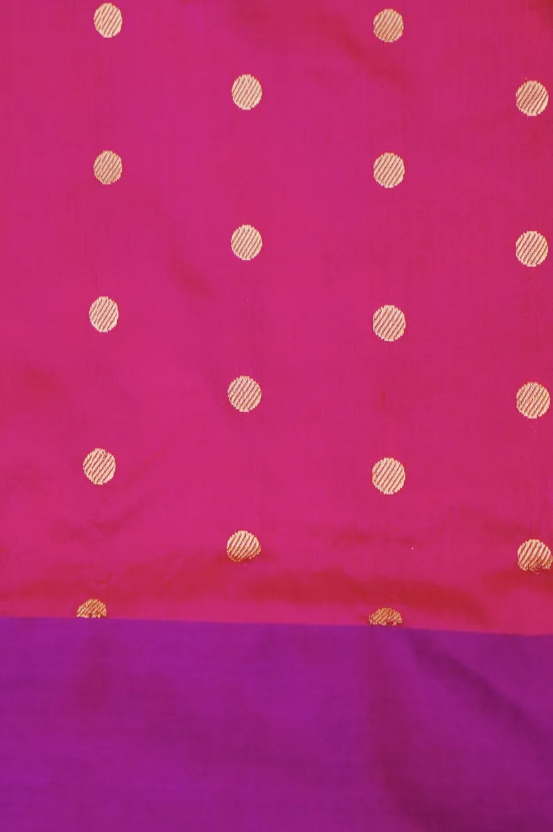 PURE BANARASI RANI SINGLE KATAN SILK SAREE
