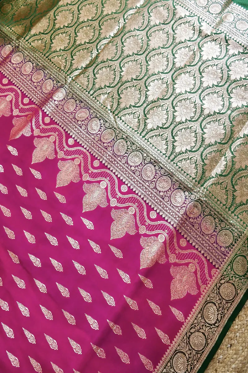 Katan silk Banarasi sarees