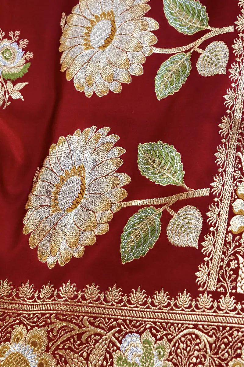 Bridal gold zari Banarasi