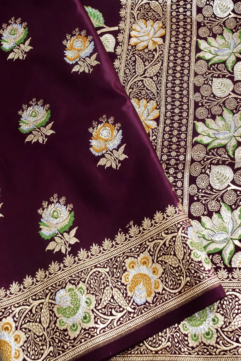 Natural dye Banarasi sarees