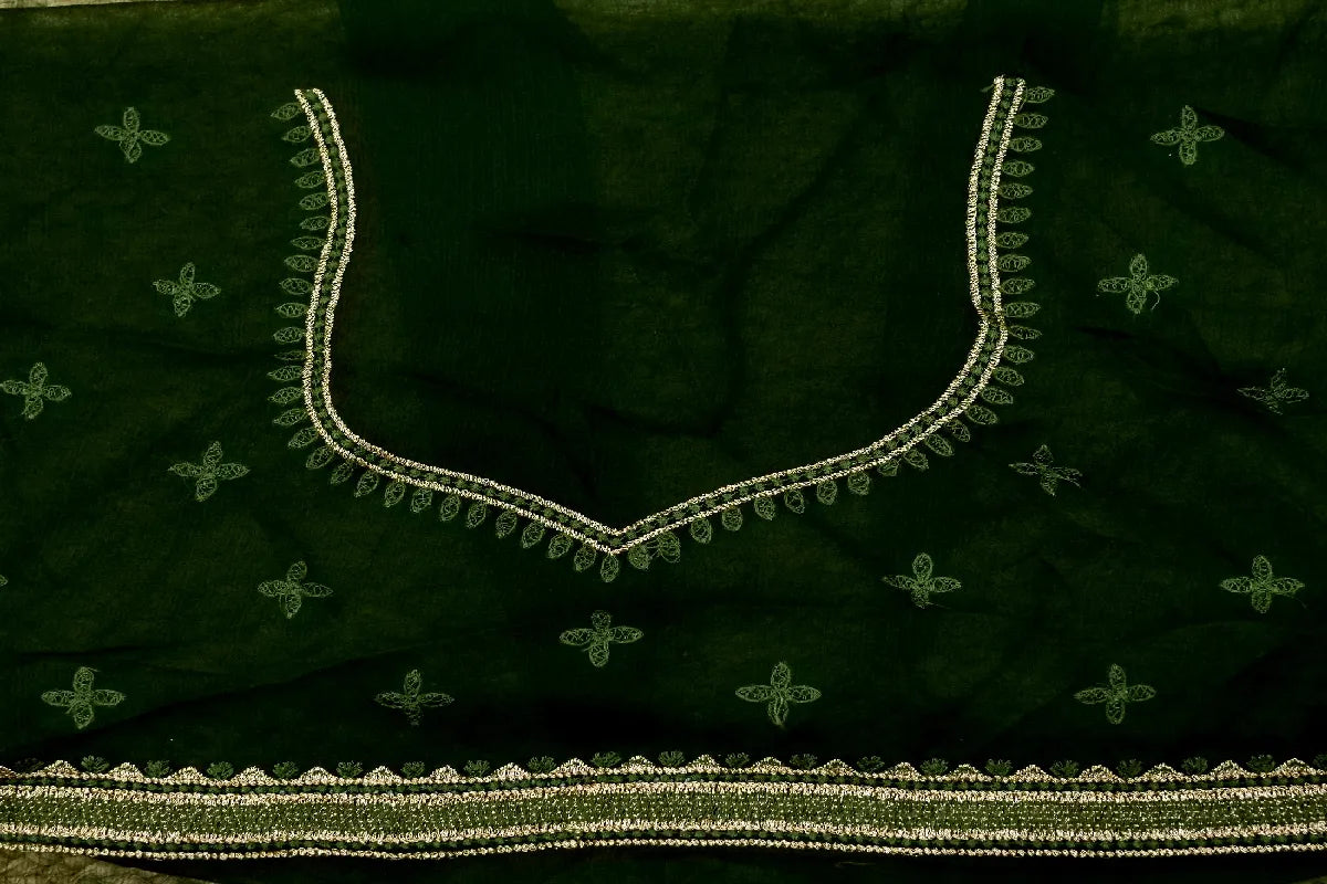 GREEN COLOR CHIFFON SAREE