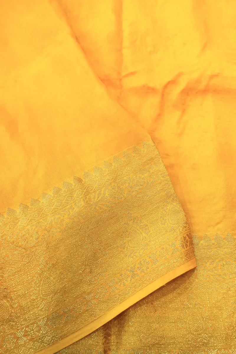 YELOW COLOR DOLA SILK SAREE