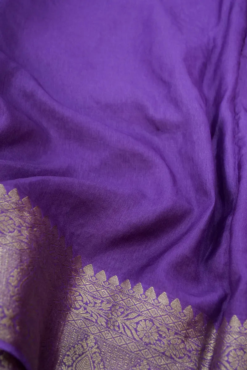 PURPLE COLOR DOLA SILK SAREE