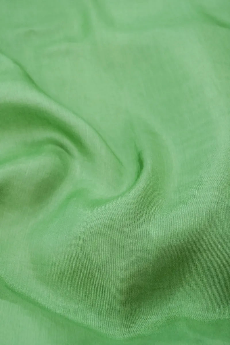 PISTA GREEN COLOR DOLA SILK SAREE
