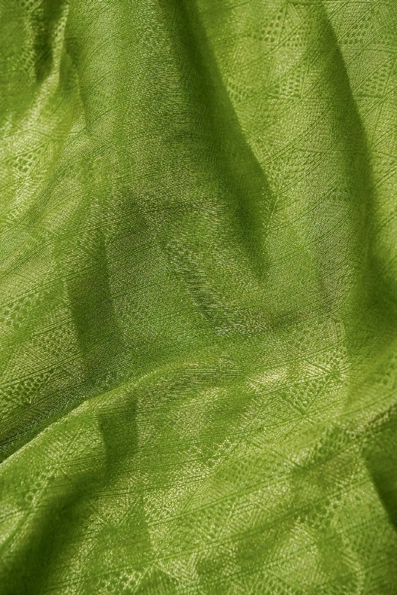 MEHENDI GREEN COLOR CHIFFON SAREE