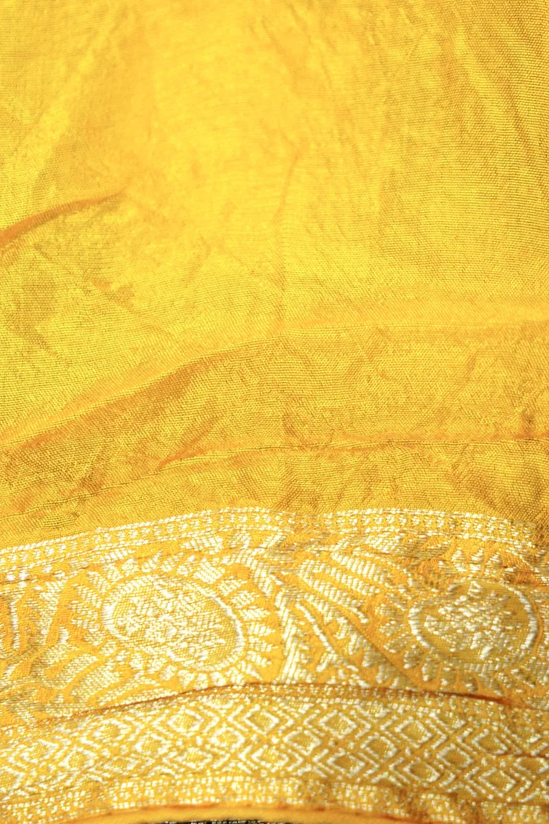 TEAL BLUE COLOR GAJJI SILK BANDHANI SAREE